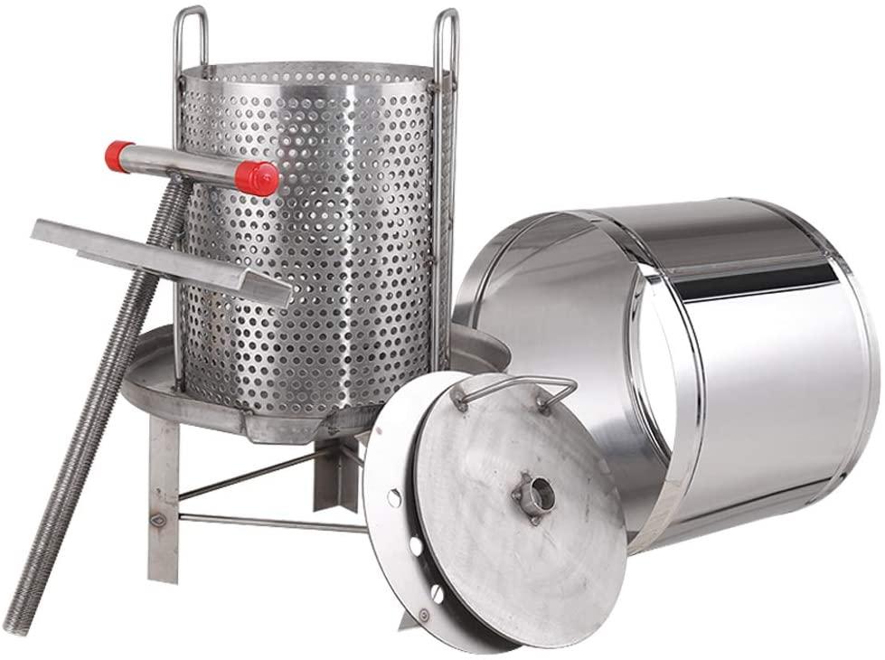 anessoil home manual crank stainless steel honey extractor honeycomb spinner beekeeping equipment beeswax machine