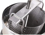 anessoil home manual crank stainless steel honey extractor honeycomb spinner beekeeping equipment beeswax machine