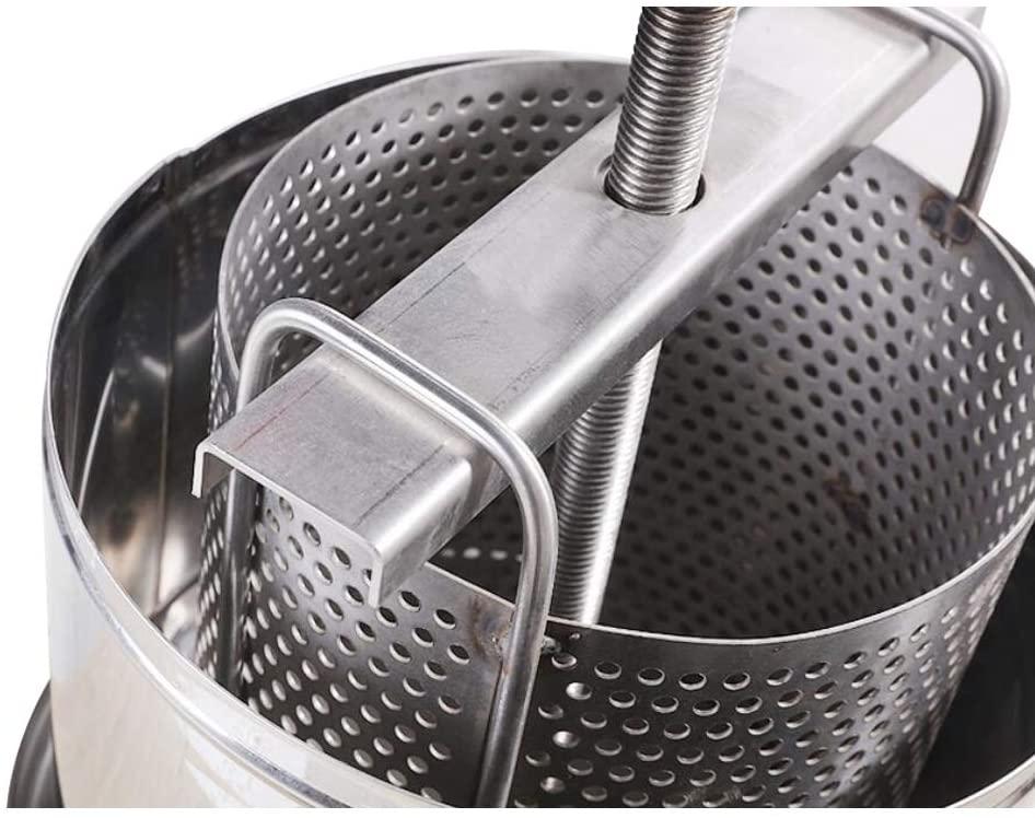 anessoil home manual crank stainless steel honey extractor honeycomb spinner beekeeping equipment beeswax machine