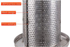 anessoil home manual crank stainless steel honey extractor honeycomb spinner beekeeping equipment beeswax machine