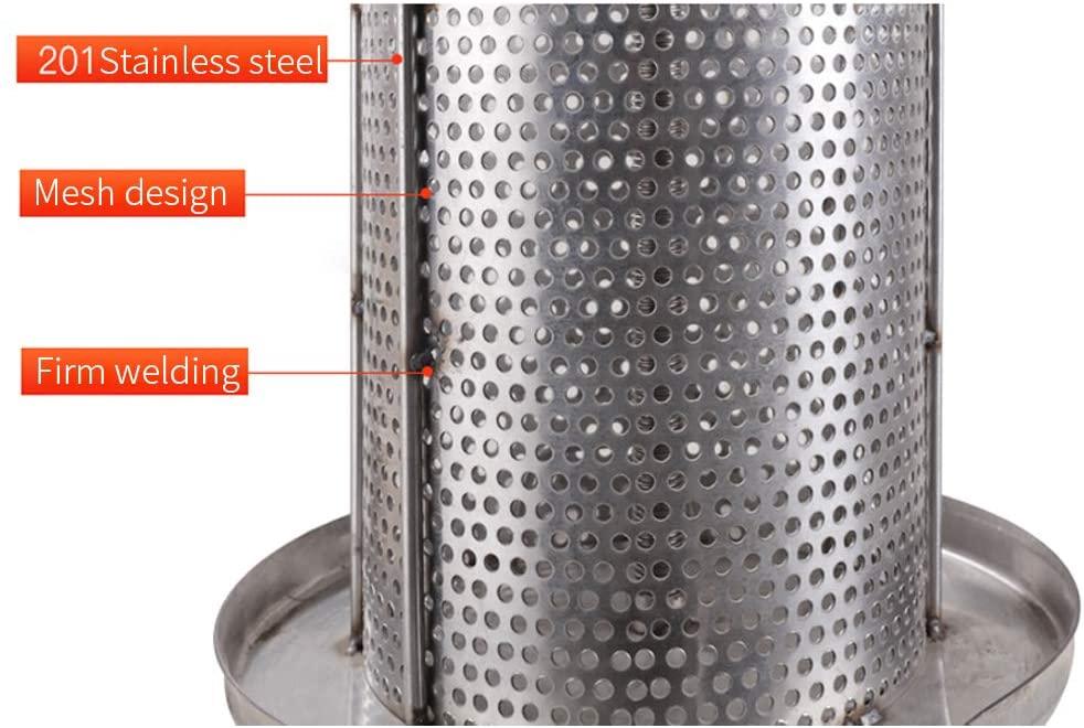 anessoil home manual crank stainless steel honey extractor honeycomb spinner beekeeping equipment beeswax machine