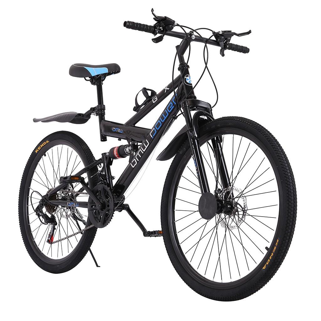 Sunyuan Mountain Bike 26 In. Carbon Steel s 21 Speed Bicycle Road Bike, Gift for Adult Men Women