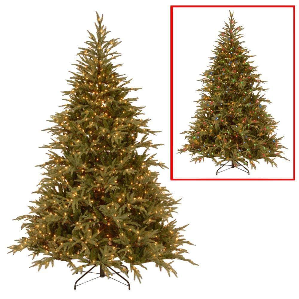 7.5 ft. Frasier Grande Artificial Christmas Tree with Dual Color LED Lights