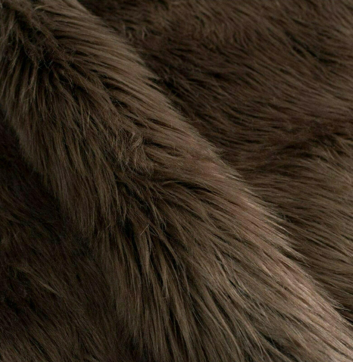 Brown Faux Fur Christmas Tree Skirt