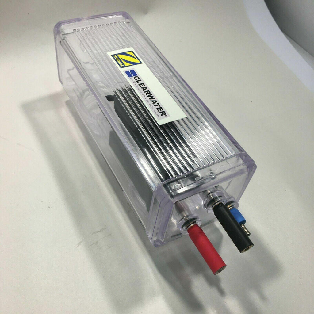 lm2 20 zodiac clearwater salt cell chlorinator electrode genuine with housing