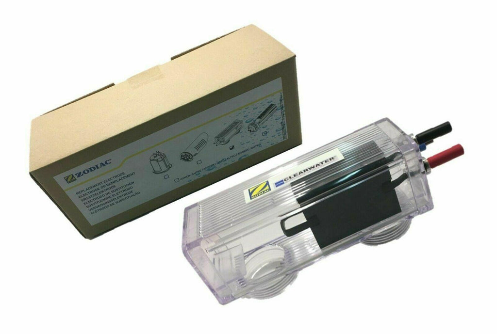 lm2 20 zodiac clearwater salt cell chlorinator electrode genuine with housing