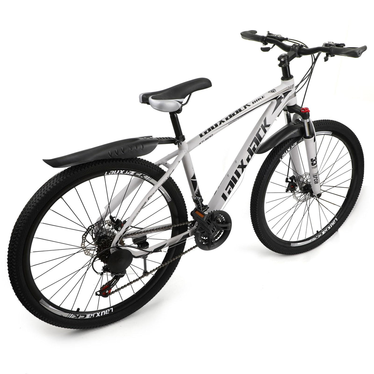 Motor Genic 27.5 inches Wheels Adults Mountain Bike 21 Speed Bike Men Women Lock+Air Pump