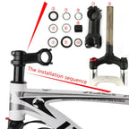 Motor Genic 27.5" Wheels Unisex Adults Mountain 21 Speed Bikes Bicycle Lock+Air Pump