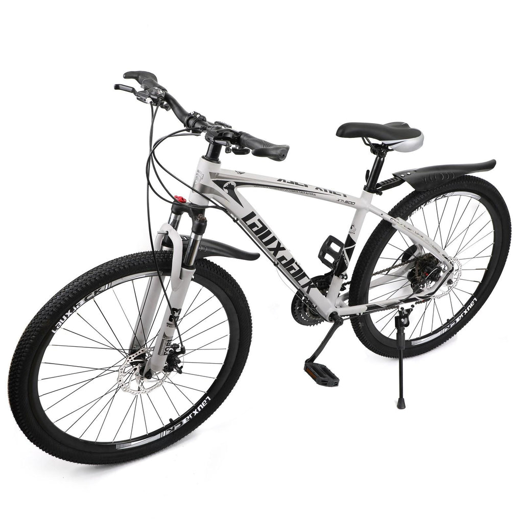 Motor Genic 27.5 inches Wheels Adults Mountain Bike 21 Speed Bike Men Women Lock+Air Pump