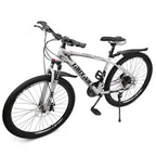 Motor Genic 27.5" Wheels Unisex Adults Mountain 21 Speed Bikes Bicycle Lock+Air Pump