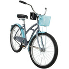 Huffy 24 In. Carlisle Girls' Comfort Cruiser Beach Bike, Gray  New