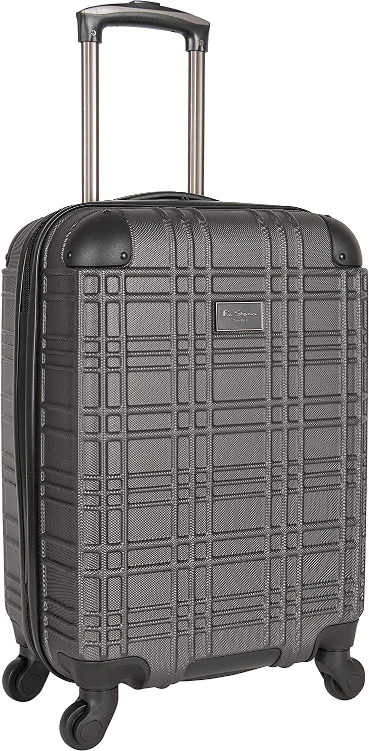 Nottingham Lightweight Hardside 4-Wheel Spinner Travel Luggage, Charcoal, 3-Piece Set (20"/24"/28")