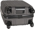 Nottingham Lightweight Hardside 4-Wheel Spinner Travel Luggage, Charcoal, 3-Piece Set (20"/24"/28")