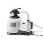 intex pool sand filter pump with pool vacuum and wall mount pool surface skimmer