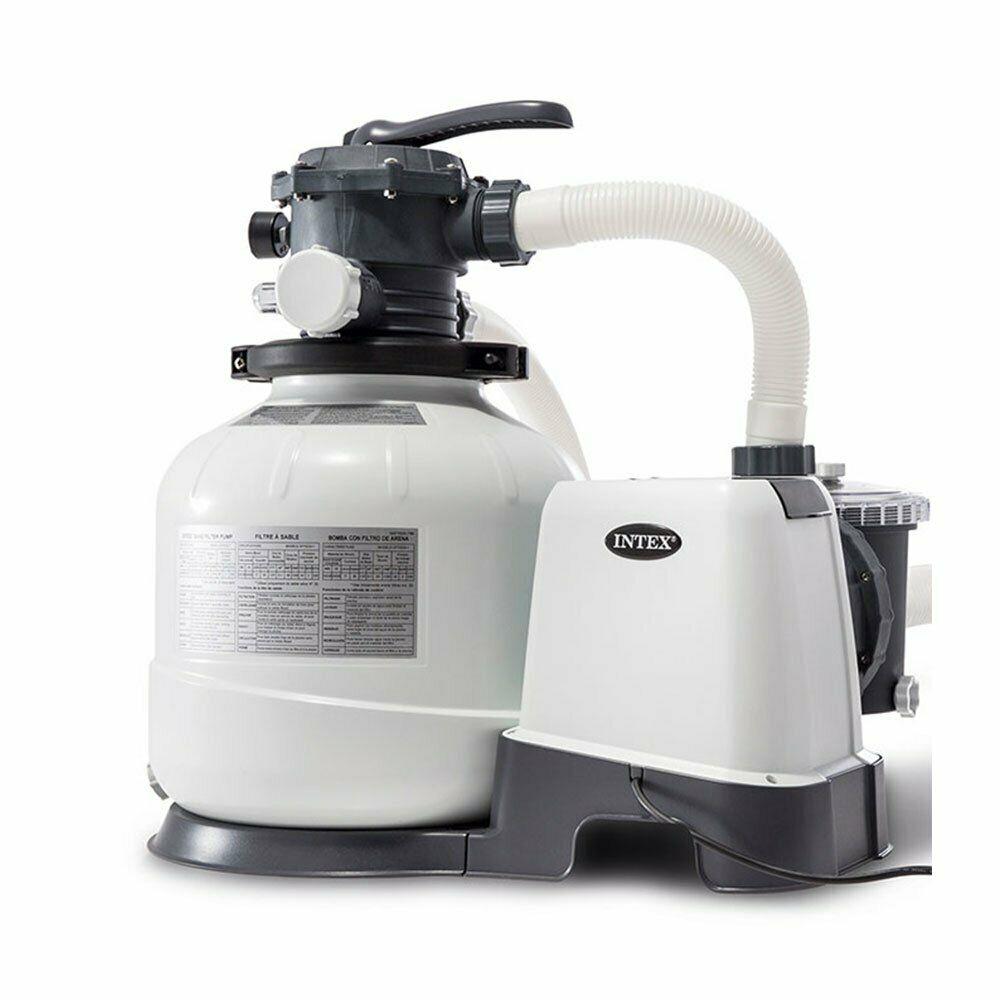 intex pool sand filter pump with pool vacuum and wall mount pool surface skimmer