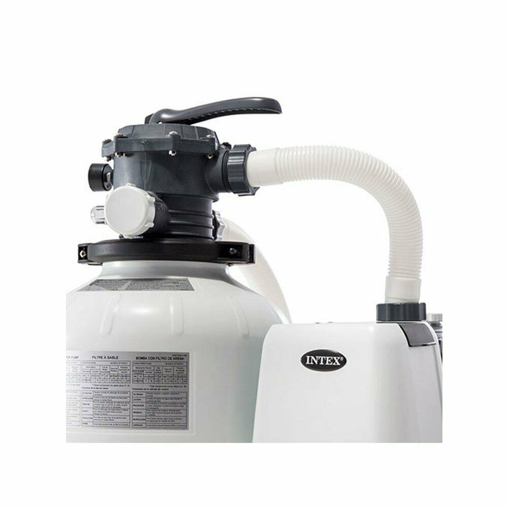 intex pool sand filter pump with pool vacuum and wall mount pool surface skimmer