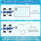 paxcess cordless automatic pool cleaner with 5000mah rechargeable battery