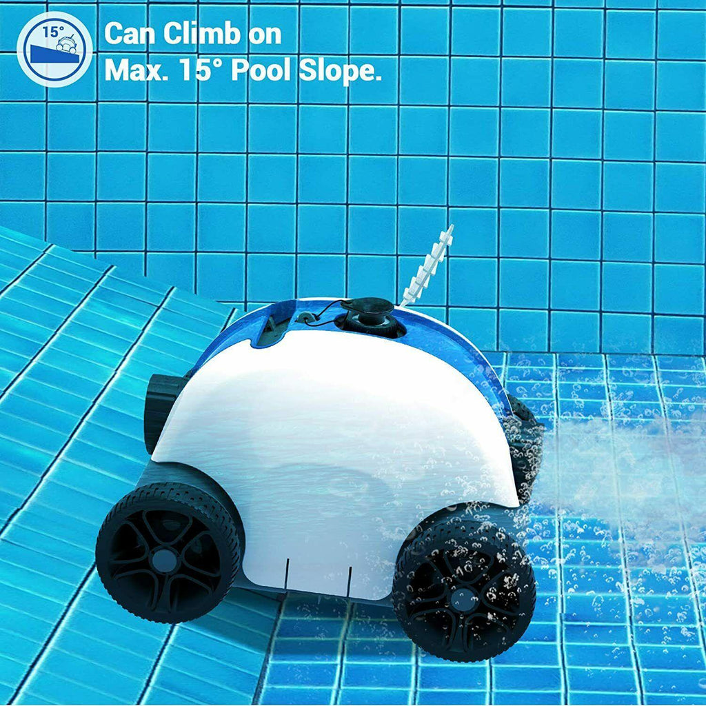 paxcess cordless automatic pool cleaner with 5000mah rechargeable battery