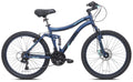 Genesis 24" Bella Vista Girl's Full Suspension Mountain Bike, Blue