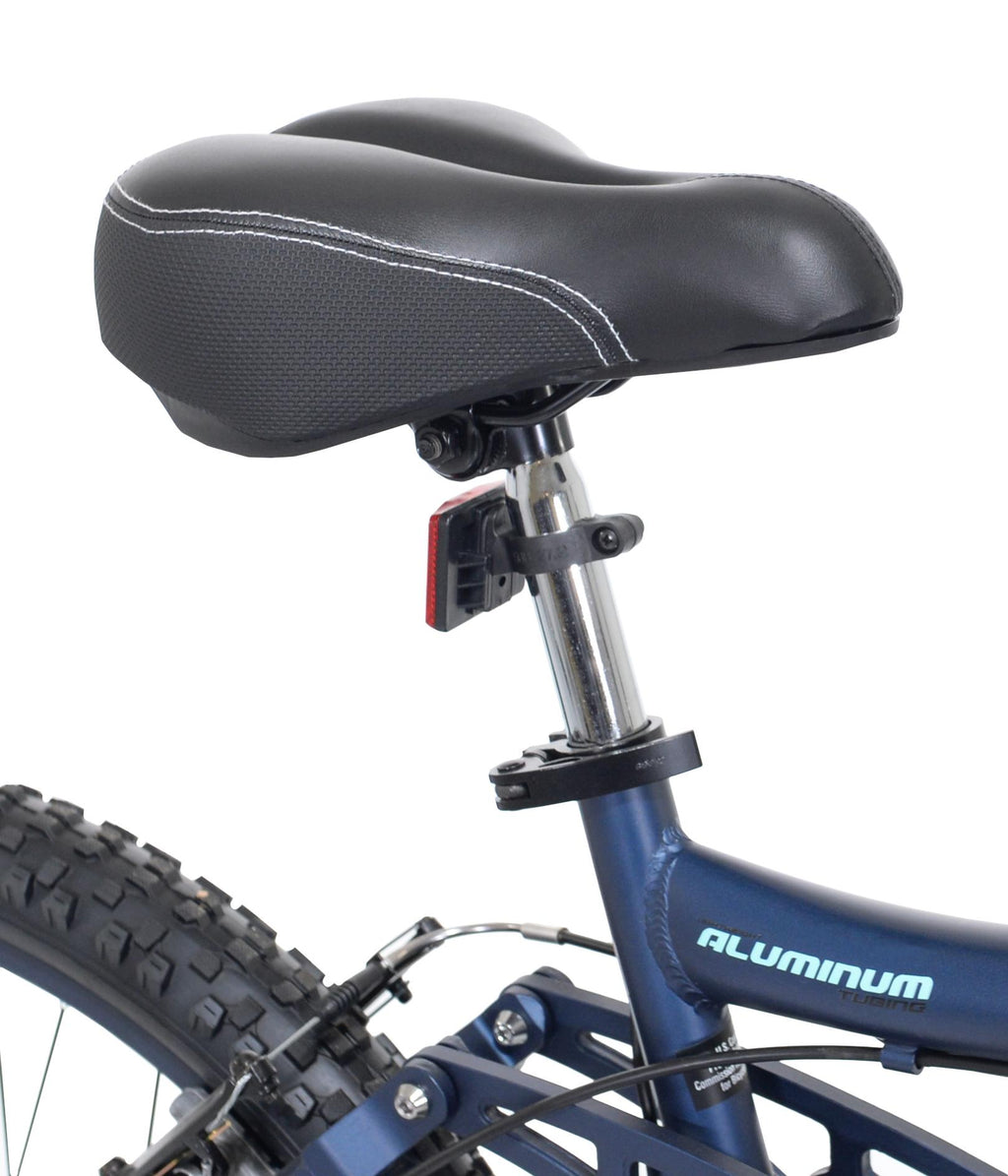 Genesis 24" Bella Vista Girl's Full Suspension Mountain Bike, Blue