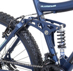 Genesis 24" Bella Vista Girl's Full Suspension Mountain Bike, Blue