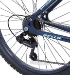 Genesis 24" Bella Vista Girl's Full Suspension Mountain Bike, Blue