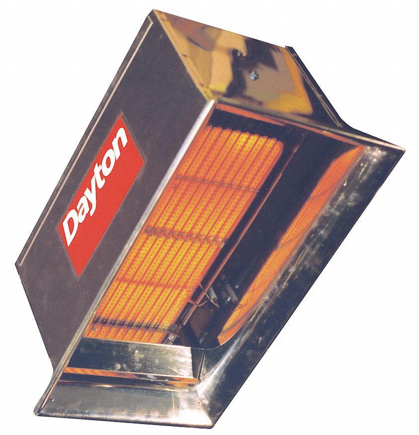 Dayton Gas Infrd Flat Panel Heater,NG,30000BtuH  5VD61