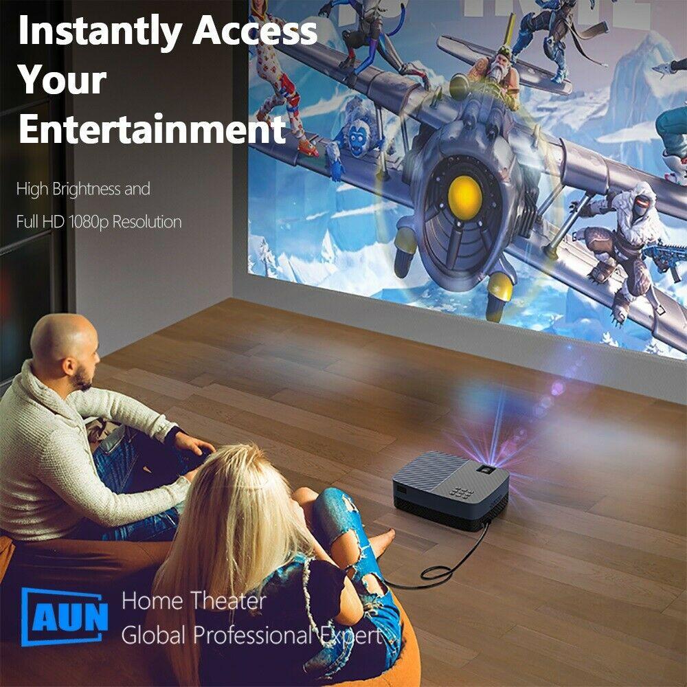 2022 projector full hd 1080p led theater smart tv mini beamer mobile 4k video