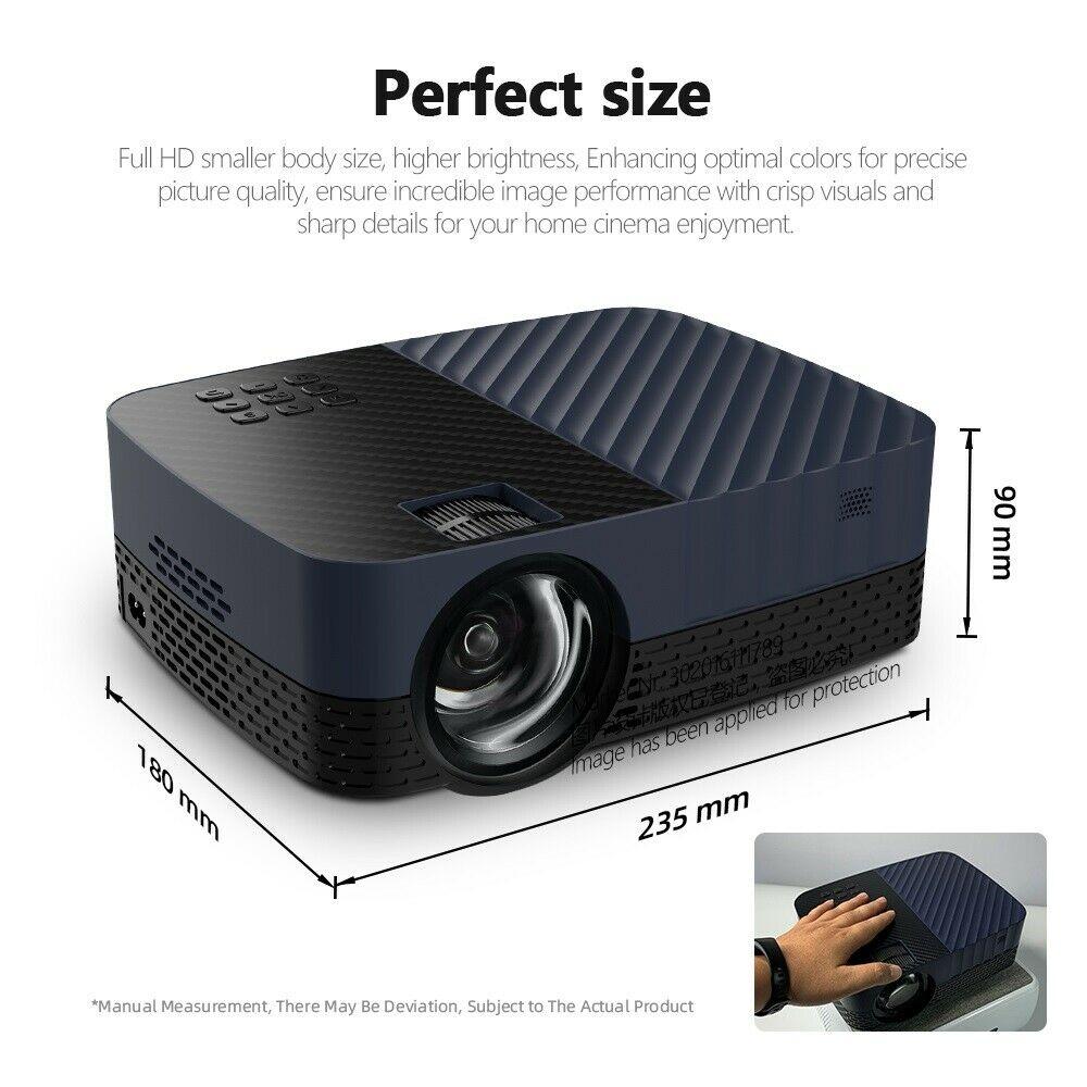 2022 projector full hd 1080p led theater smart tv mini beamer mobile 4k video