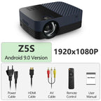 2022 projector full hd 1080p led theater smart tv mini beamer mobile 4k video