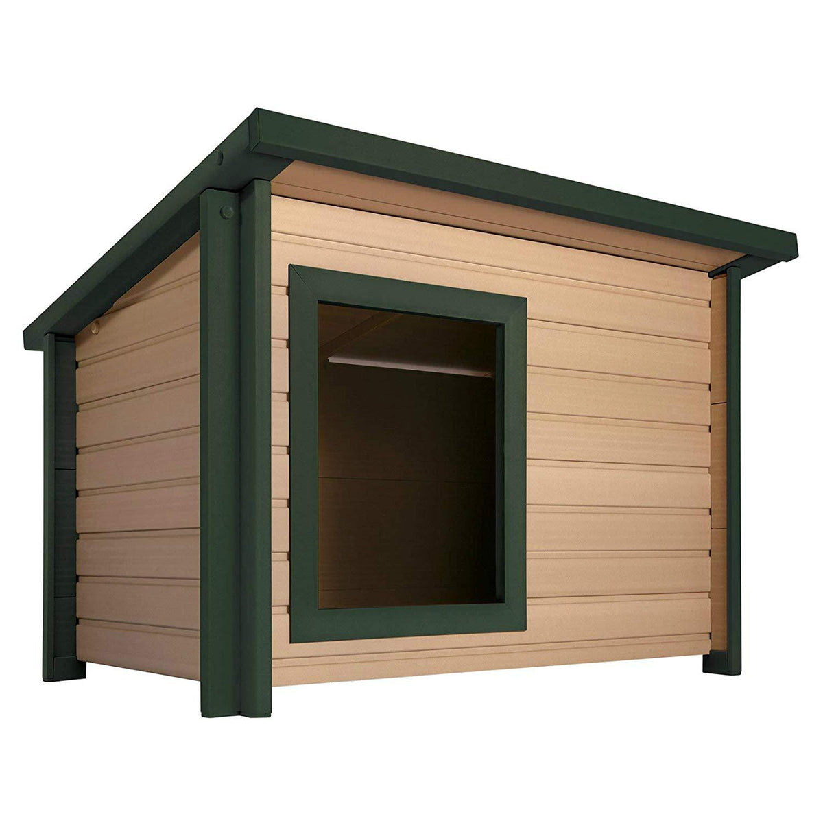 Dog House Outdoor for XL Lar&amp; Medium Dogs LodStyle Pet Puppy Outside Shelter Insulated All Weather Doghouse