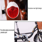 HKPLDE Older Three-Wheeled Bicycles Older People Pedaled Tricycles Adults, Instead of WalLeisure Car Cargo Tricycles, 16-inch Bold Wear-Resistant Tires