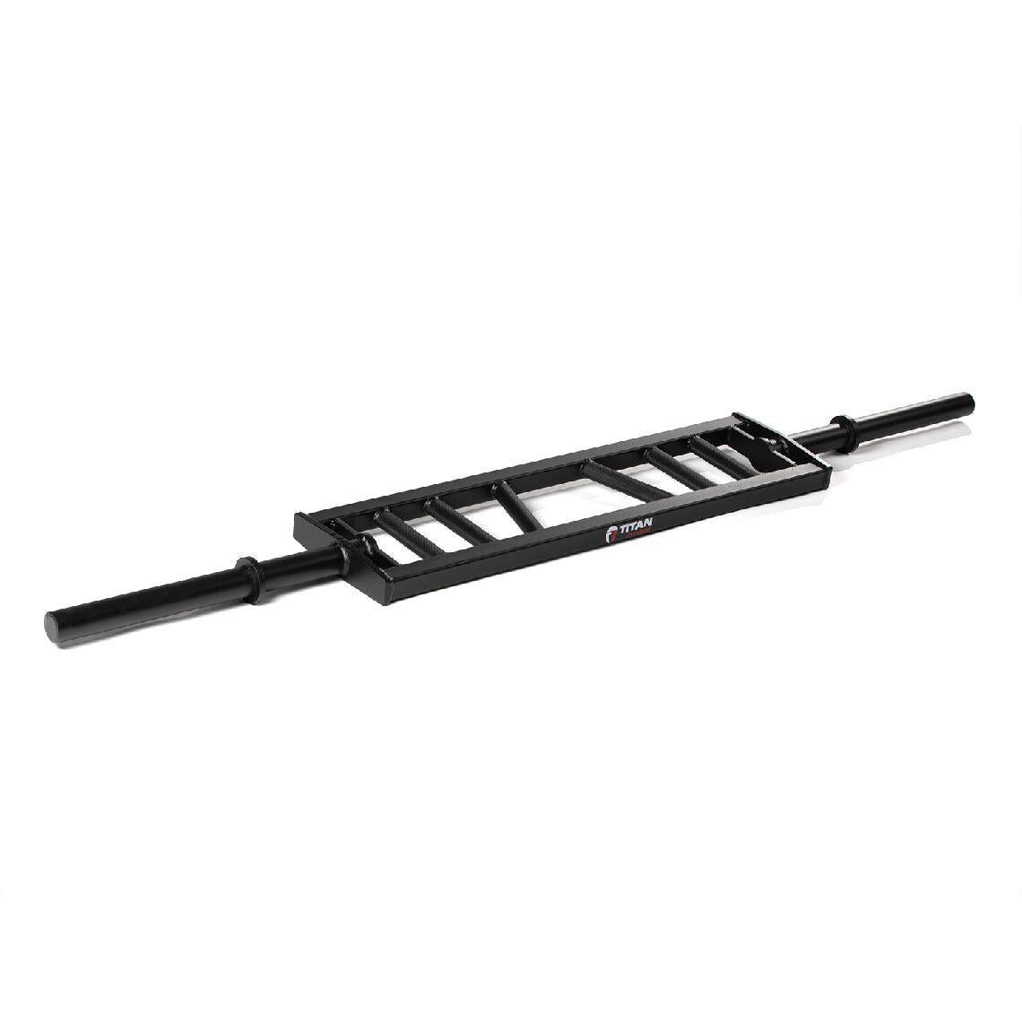 Fitness Hybrid Multi-Grip Olympic Barbell, Rated 1,900 LB, Rackable Swiss/Football Bar