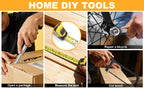 199 Piece Tool Kit for Home,General Household/Auto Repair Tool Set,Basic Hand Tool Kit with Socket Wrench,Tool Box Case for Men,Perfect for Diyer Handyman Homeowner