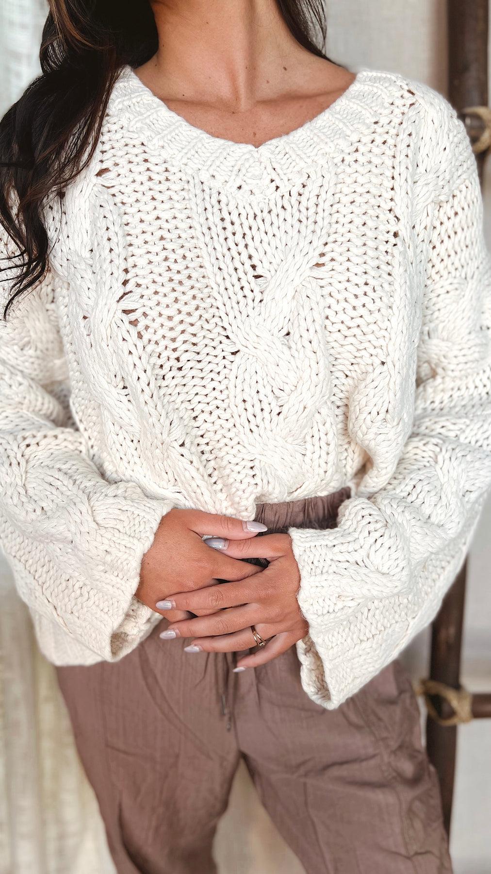 The Let It Rock Oversized Knit Sweater