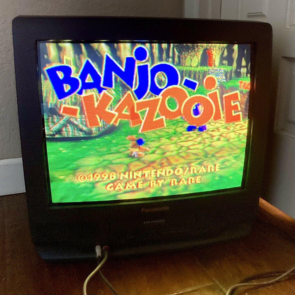 panasonic pv-m2059 20" crt color tv/vcr vhs combo 20 inch fm radio omnivision