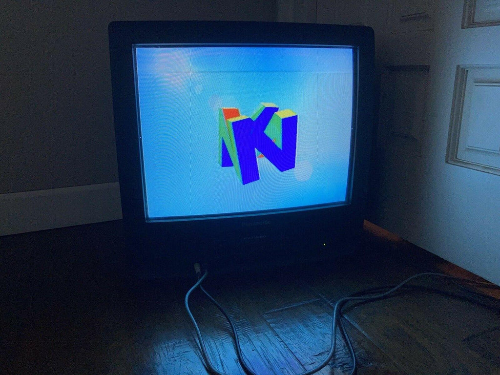 panasonic pv-m2059 20" crt color tv/vcr vhs combo 20 inch fm radio omnivision