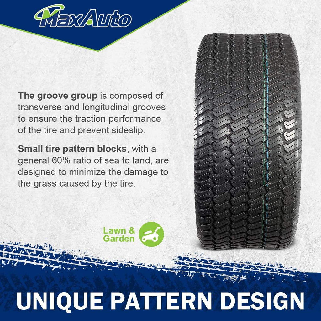 23x9.50-12 Lawn Mower Tire 23-9.5-12 Turf Tires 23x9.5x12 Lawn Tractor Tires 23x9.5-12 nhs 4PR P332, Set of 2
