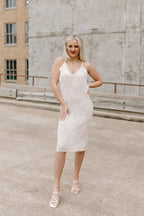 white  sweater dress