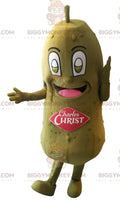 Giant Green Pickle BIGGYMONKEYMascot Costume. Charles Christ