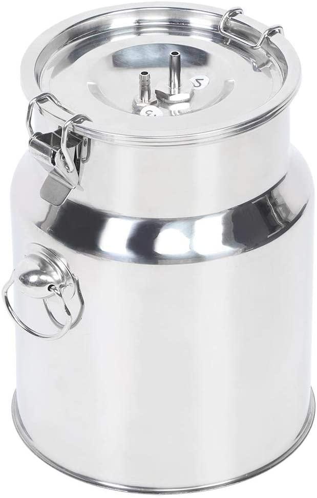 naroote electric milking machine, 5l mini electric pulsation milking machine milker livestock husbandry and breeding machine voltage 100-240v -really good products(5l cow)