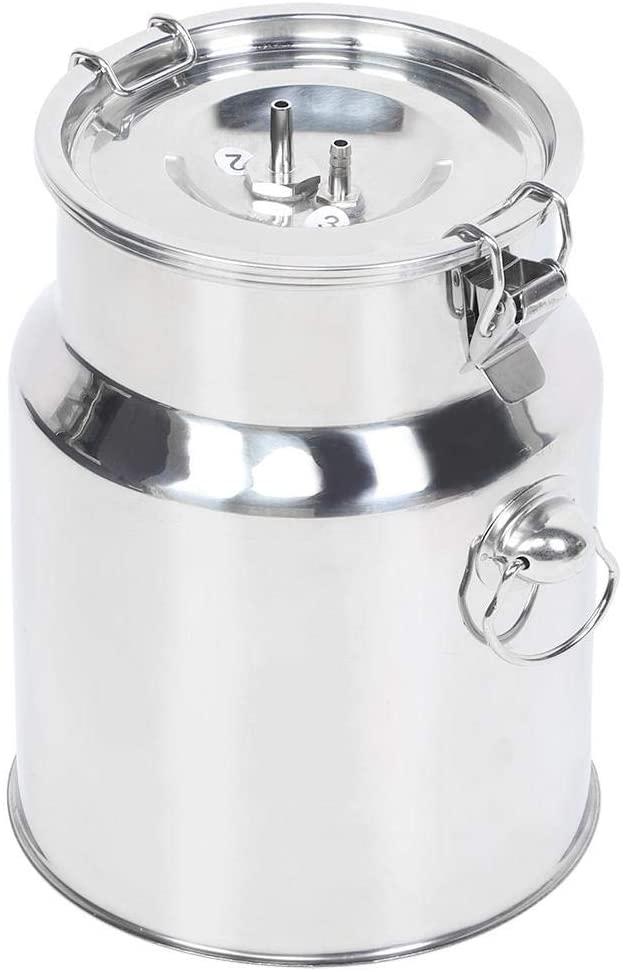 naroote electric milking machine, 5l mini electric pulsation milking machine milker livestock husbandry and breeding machine voltage 100-240v -really good products(5l cow)