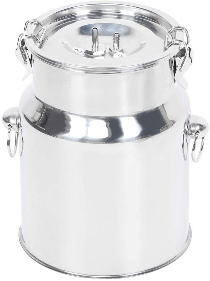 naroote electric milking machine, 5l mini electric pulsation milking machine milker livestock husbandry and breeding machine voltage 100-240v -really good products(5l cow)
