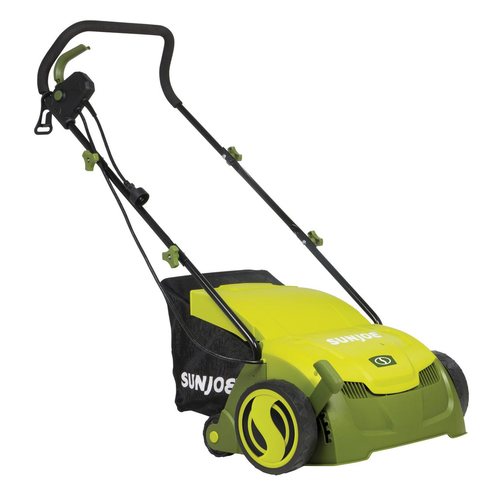 AJ801E Electric Lawn Dethatcher W/ Collection Bag, 13 Inch, 12 Amp, Scar