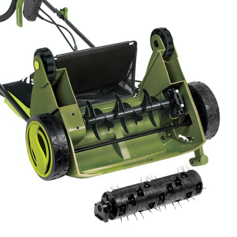 AJ801E Electric Lawn Dethatcher W/ Collection Bag, 13 Inch, 12 Amp, Scar