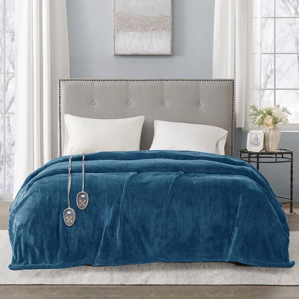 Beautyrest Heated Plush Blanket - Queen