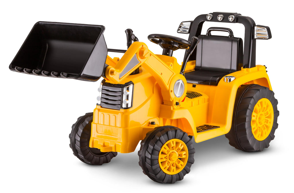 CAT Tractor Dozer, Digger, Ride-On Toy by Kid Trax, yellow