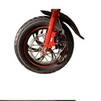 Glarewheel GWEB-X5RE Urban Fashion Foldable Easy Carry Electric Bike, Red