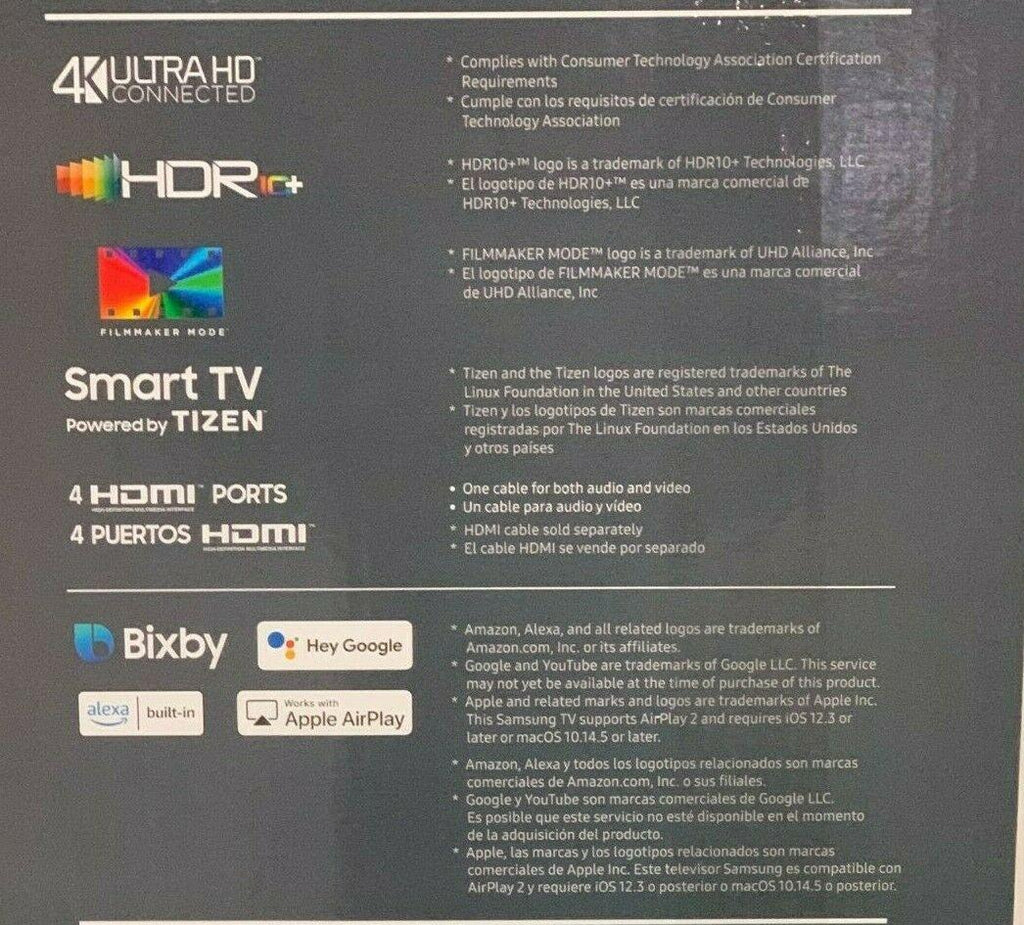 samsung (q8da) 65" qled 4k smart tv
