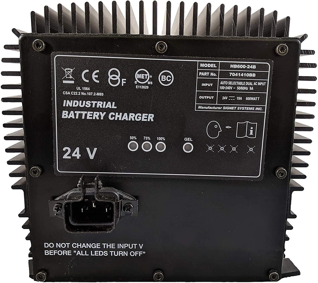 new genie / skyjack / jlg scissor lift battery charger 24 volt hb600 (105739)(161827)(128537)(96211)
